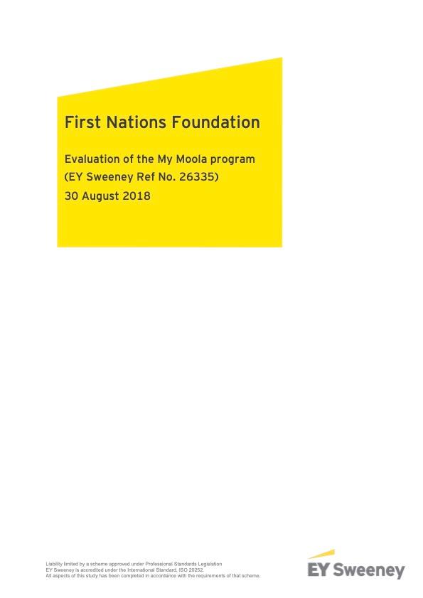 Evaluation of the Moola Indigenous money Management